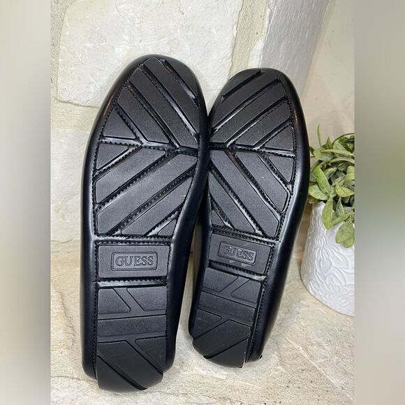 Guess black faux leather Alai Driving Loafers Sz 8 main image 8